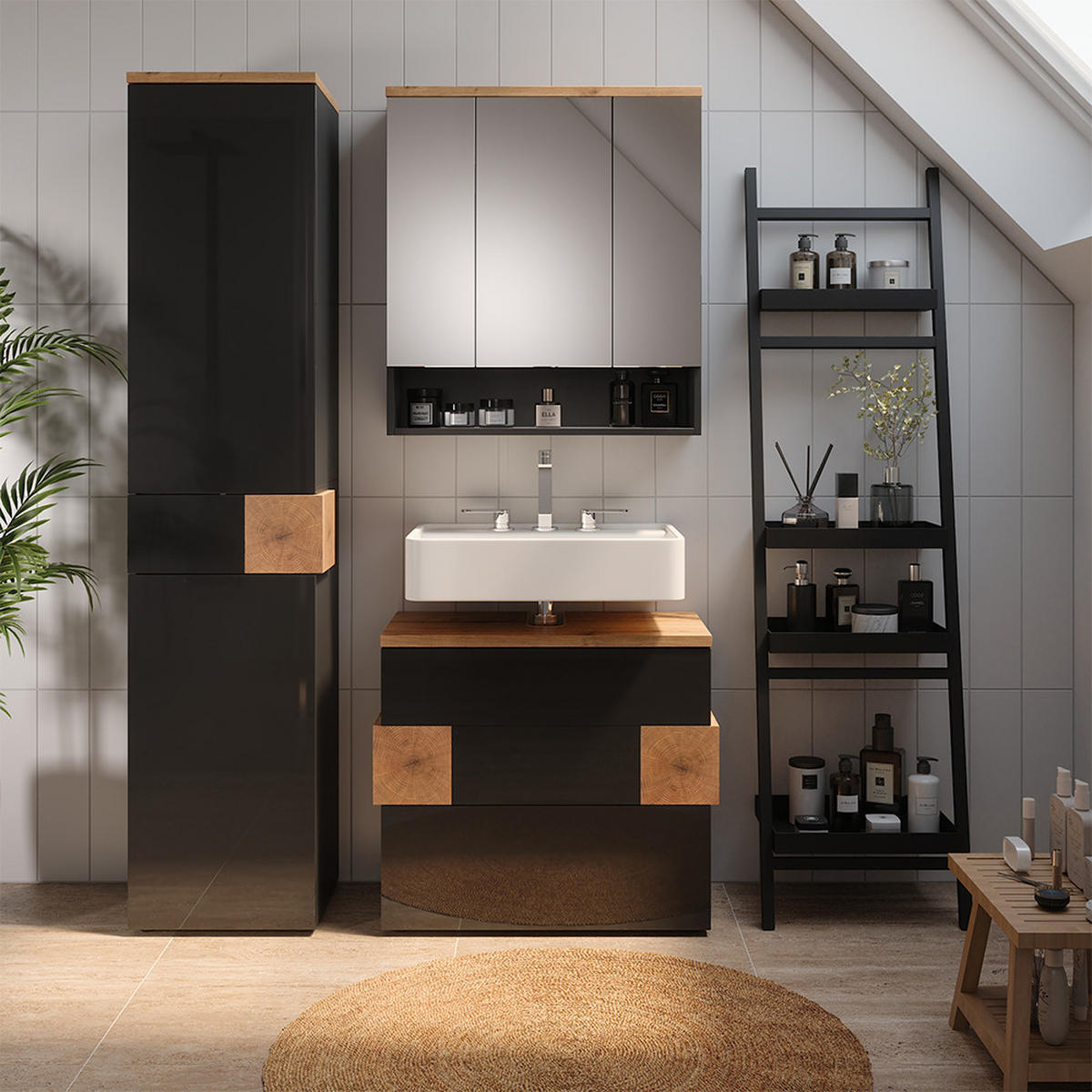 Anthrazit, Holzwerkstoff (70/64.5/37cm) - Vicco