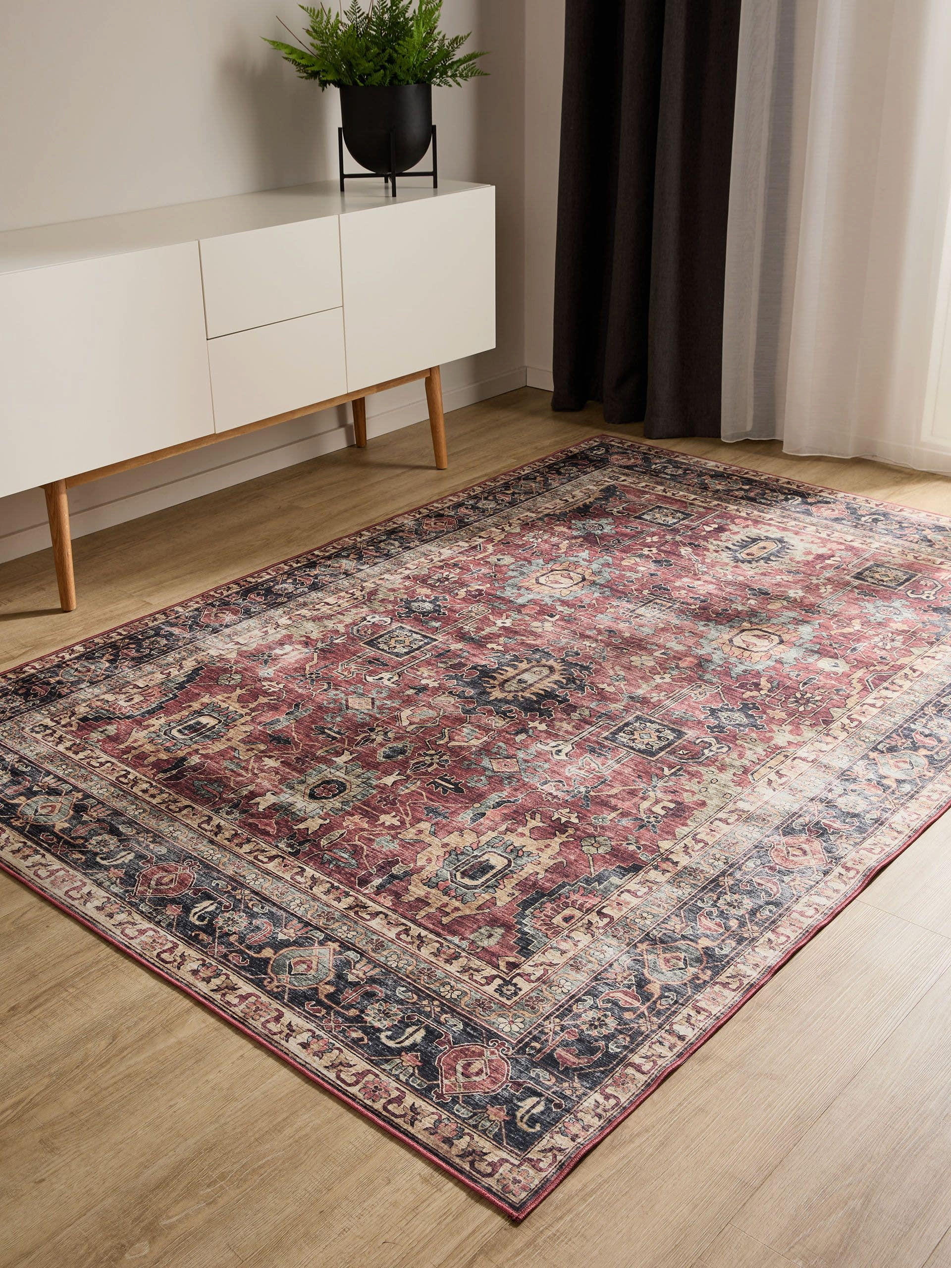 VINTAGE-TEPPICH George waschbar 200x300 cm - Multicolor, Kunststoff (200/300cm) - benuta