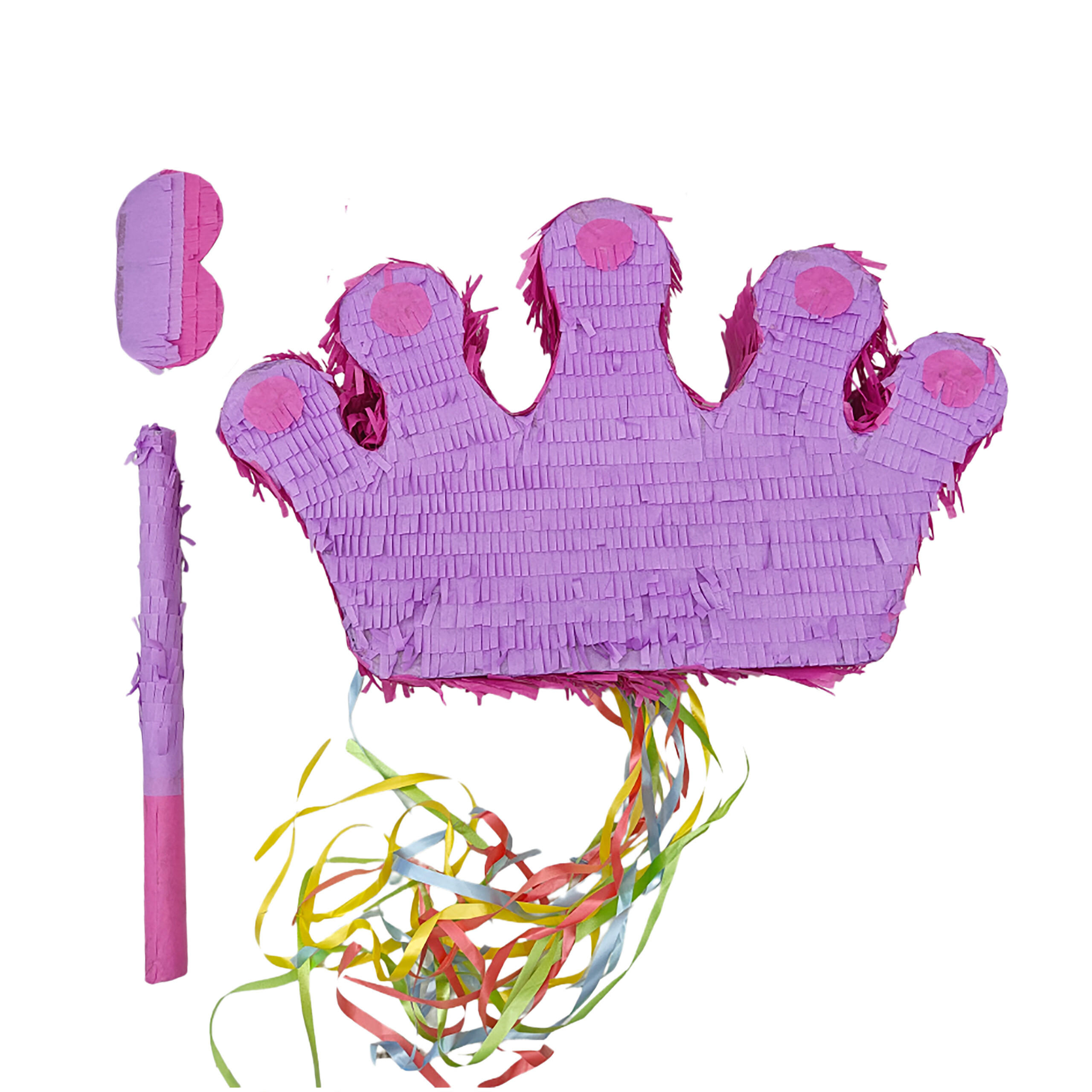 PINATA - Multicolor, Papier/Wellpappe (49/31/10cm) - Relaxdays