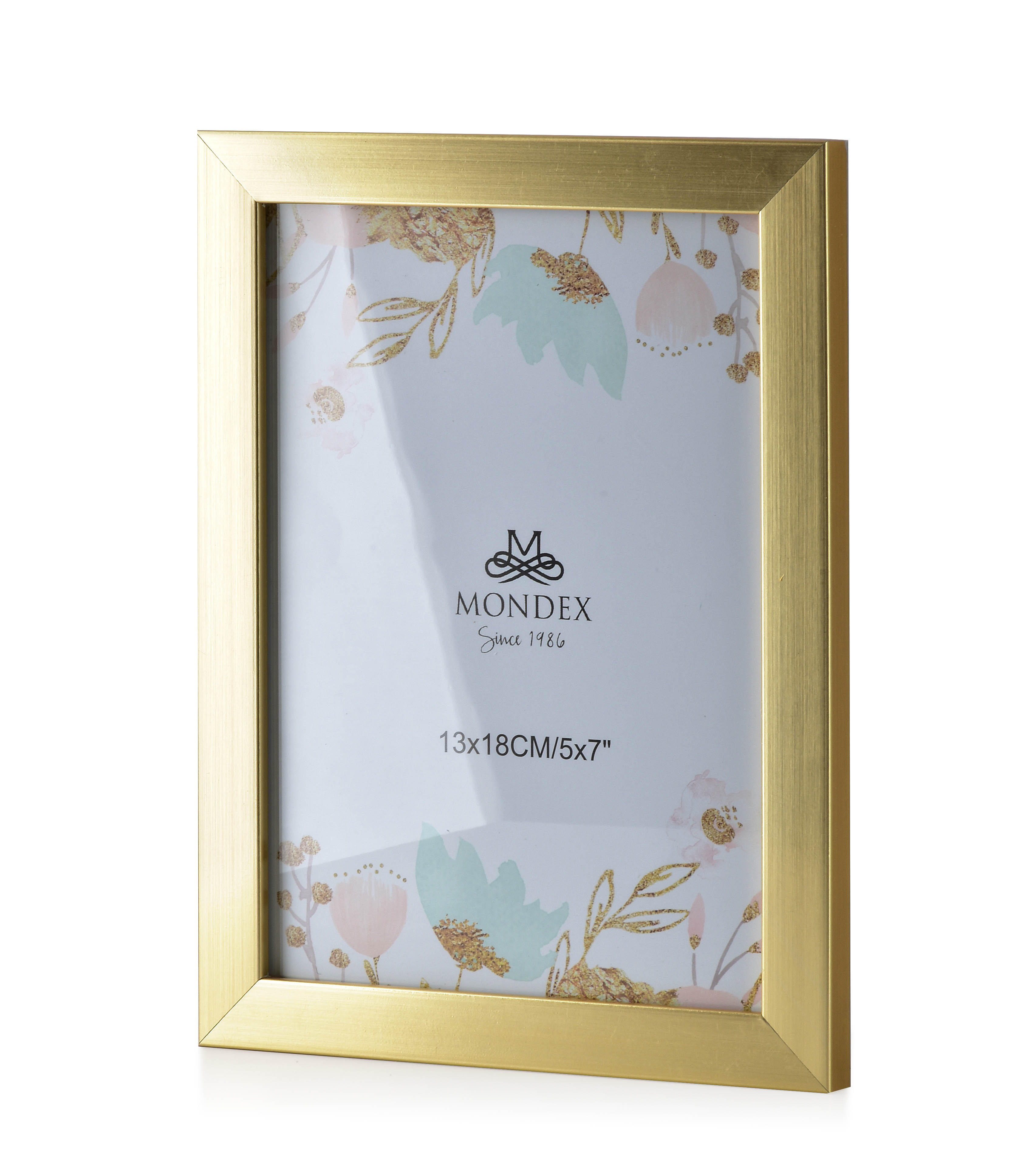 BILDERRAHMEN Adi Gold 20/15/1 cm Kunstoff - Goldfarben, Kunststoff (15/1/20cm) - Mondex