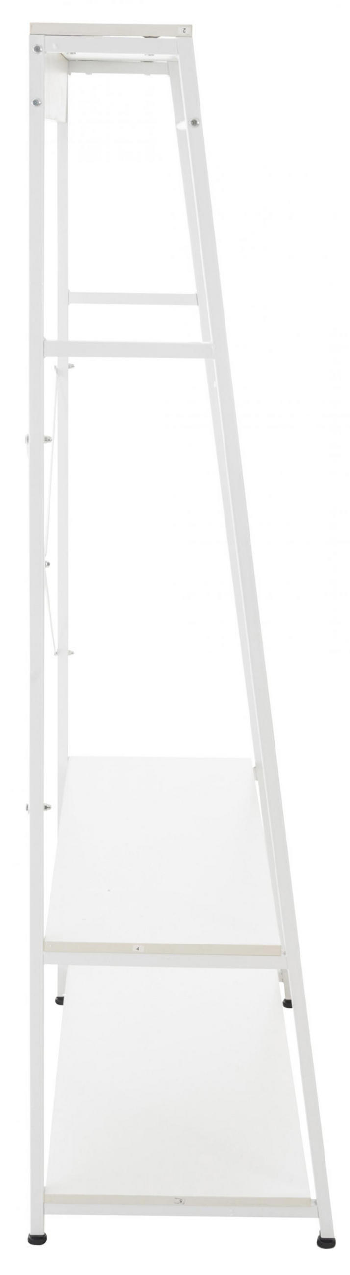 KLEIDERSTÄNDER M-edelstahl-Holz - Weiß, Holz/Metall (80/167/44cm) - CLP