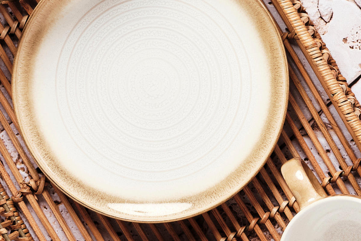 TELLER Cosmos Ø21,5cm - 6er-Set - Crème - Beige, Keramik (21.5cm) - Björn