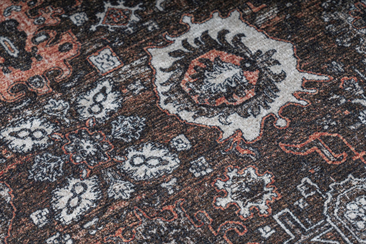 TEPPICH RITZ Dunkelgrau 120/170 cm - Dunkelgrau, Textil (120/170cm) - Tapiso