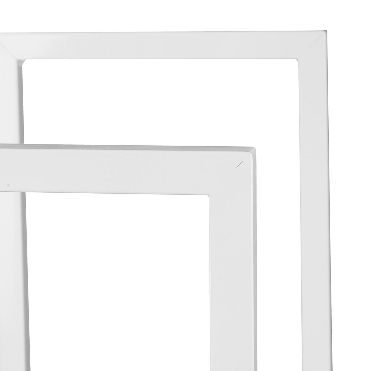 KAMINHOLZREGAL - Weiß, Metall (65/62.5/30.5cm) - Relaxdays