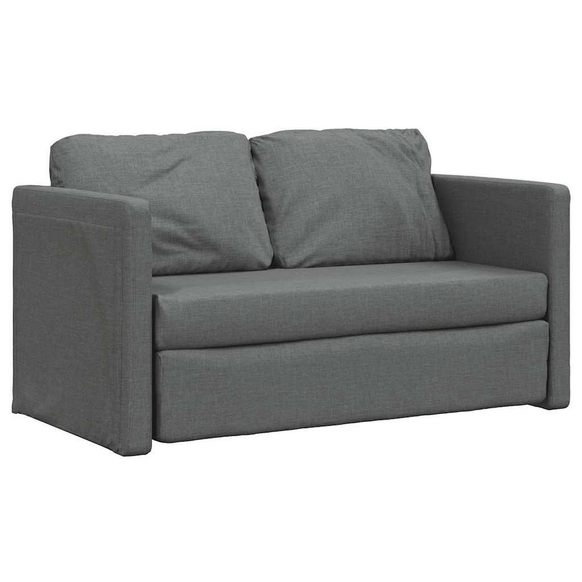 SCHLAFSOFA Anderson - Dunkelgrau, Textil (112/60/55cm) - Nettlife
