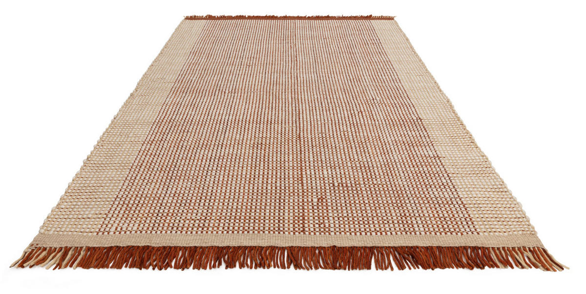 TEPPICH modern handgewebt ELYSIUM Rot 200 x 290 cm - Rot, Naturmaterialien (200/290cm) - Novatrend