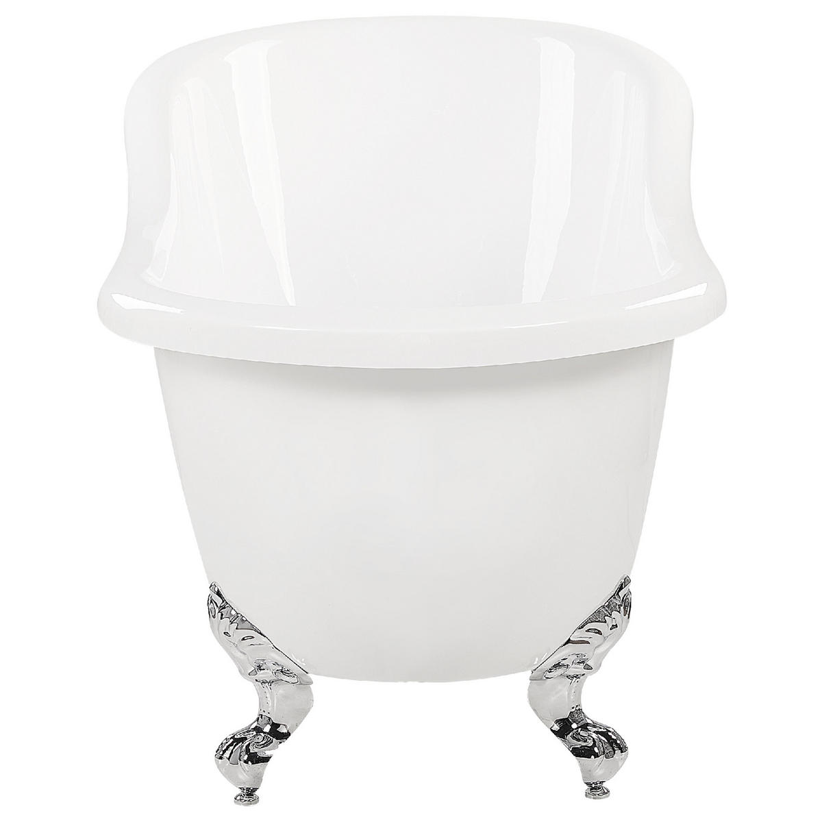 BADEWANNE FREISTEHEND 76x170x76 cm weiß Cayman - Weiß, Kunststoff (76/70/170cm) - Beliani