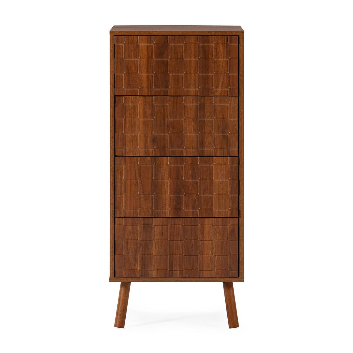 COMODĂ 45/100/40 Canadá aspect de nuc comun - culoare nucă, compozit lemnos (45/100/40cm) - VS Venta-stock