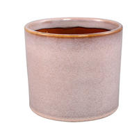 TOPF Mary Rosa 17/17/15.5cm - Pink, Keramik (15.5cm) - PTMD Collection