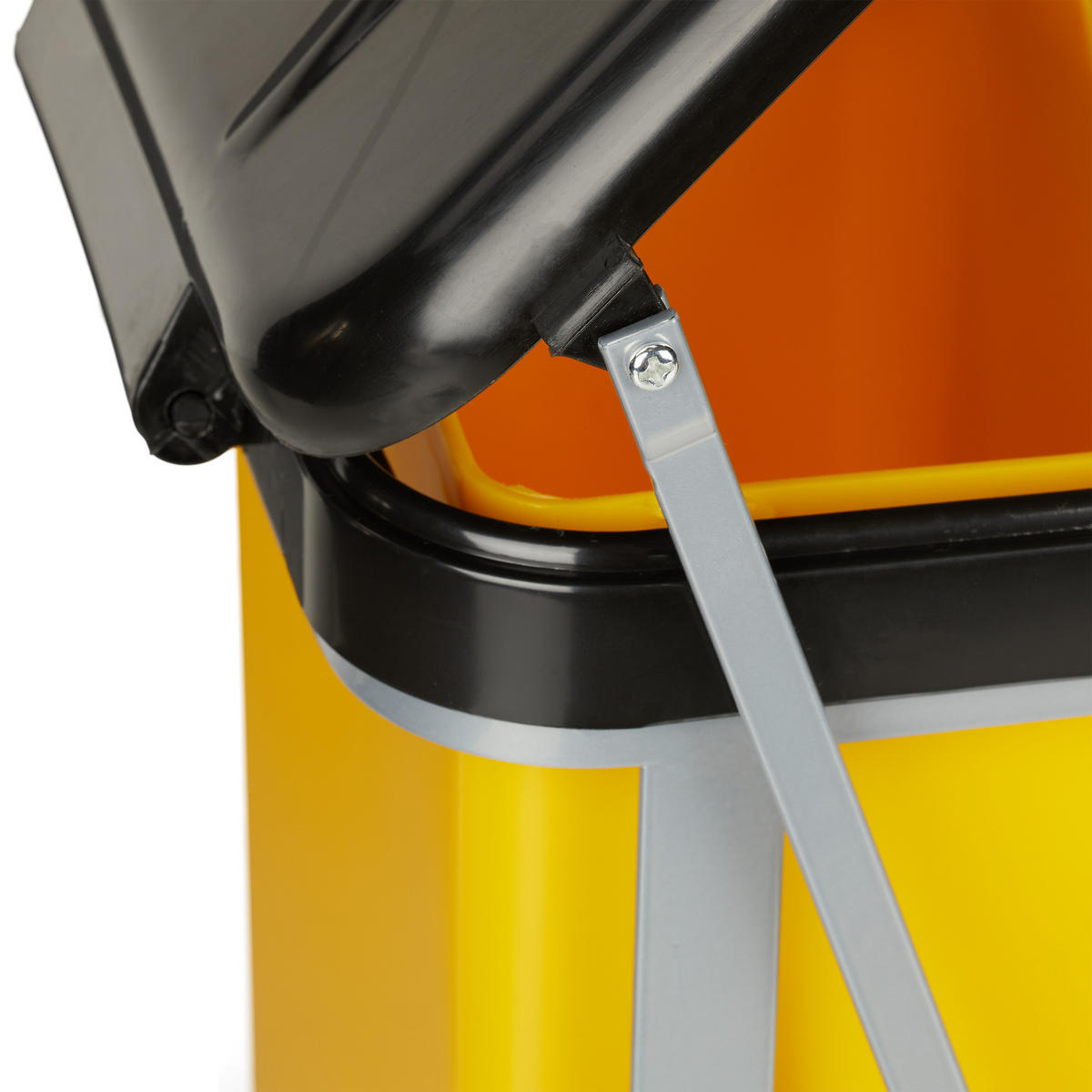 EINBAUMÜLLEIMER - Multicolor, Kunststoff/Metall (30/39.5/25.5cm) - Relaxdays