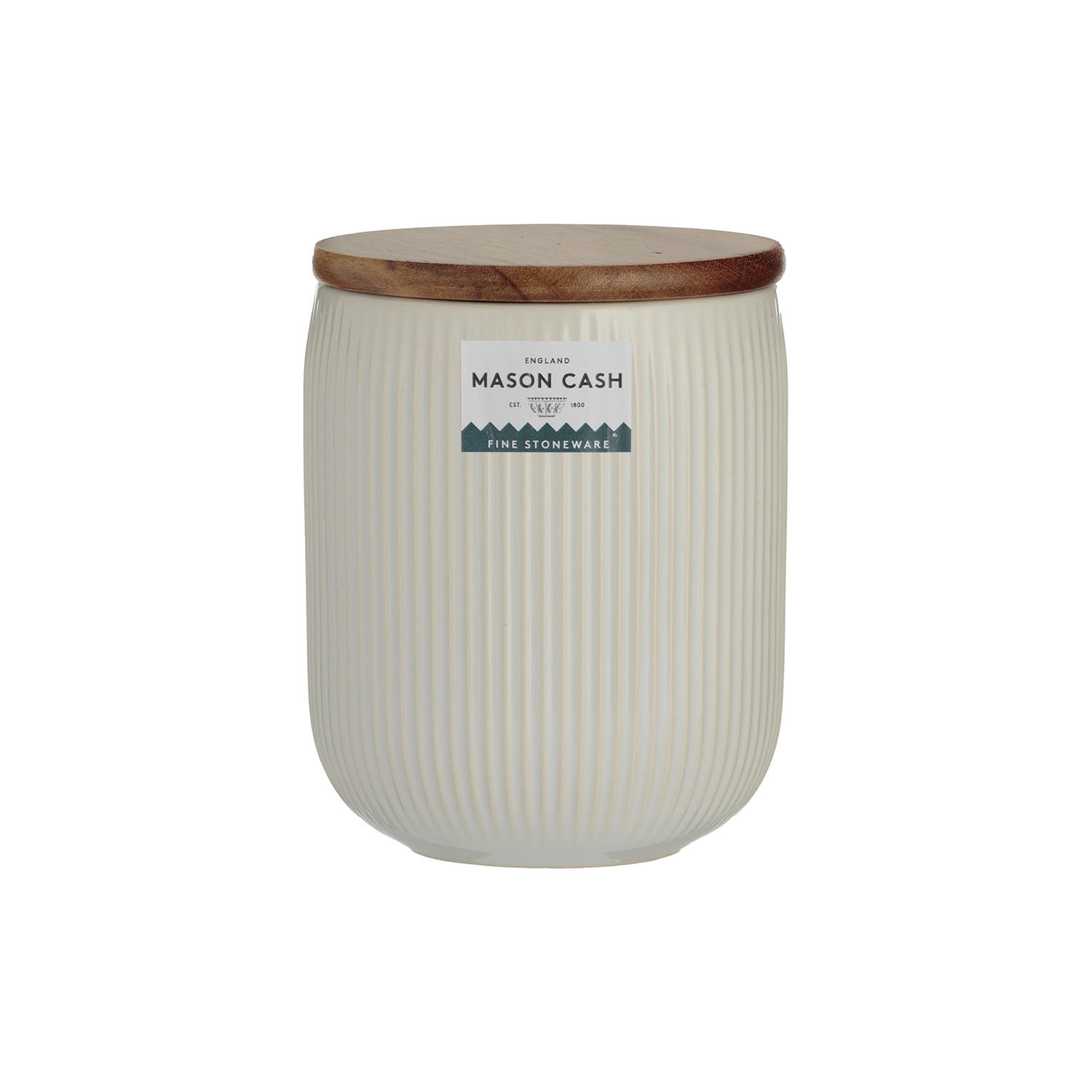 VORRATSBEHÄLTER 0,5 l Steingut mit Deckel - Creme, Keramik (10/10/10cm) - Mason Cash