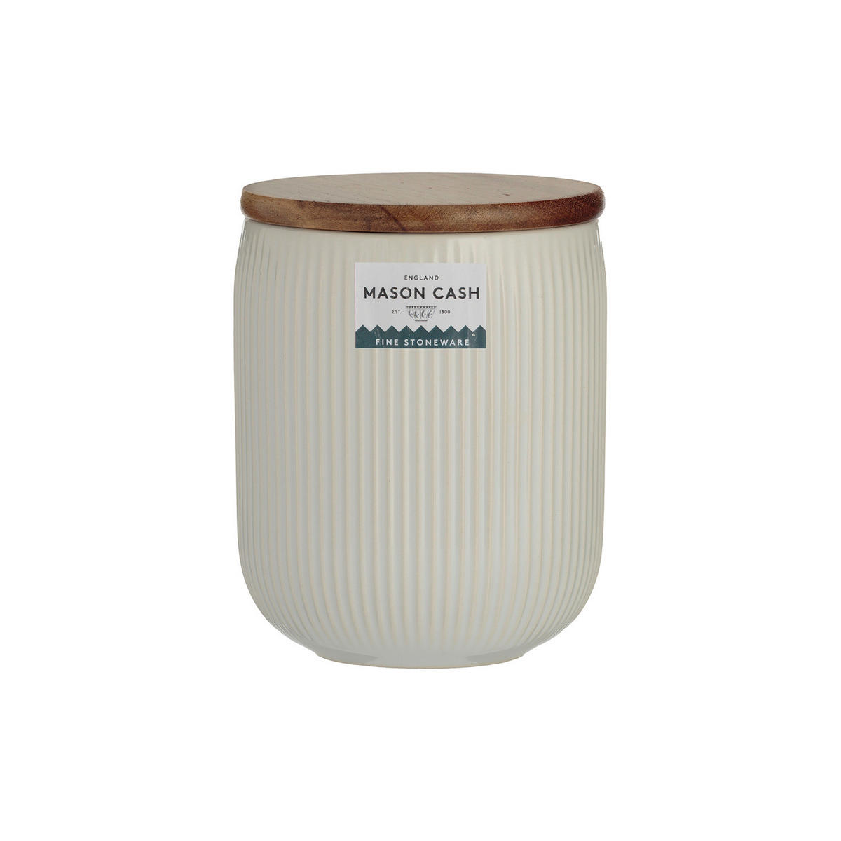 VORRATSBEHÄLTER 0,5 l Steingut mit Deckel - Creme, Keramik (10/10/10cm) - Mason Cash