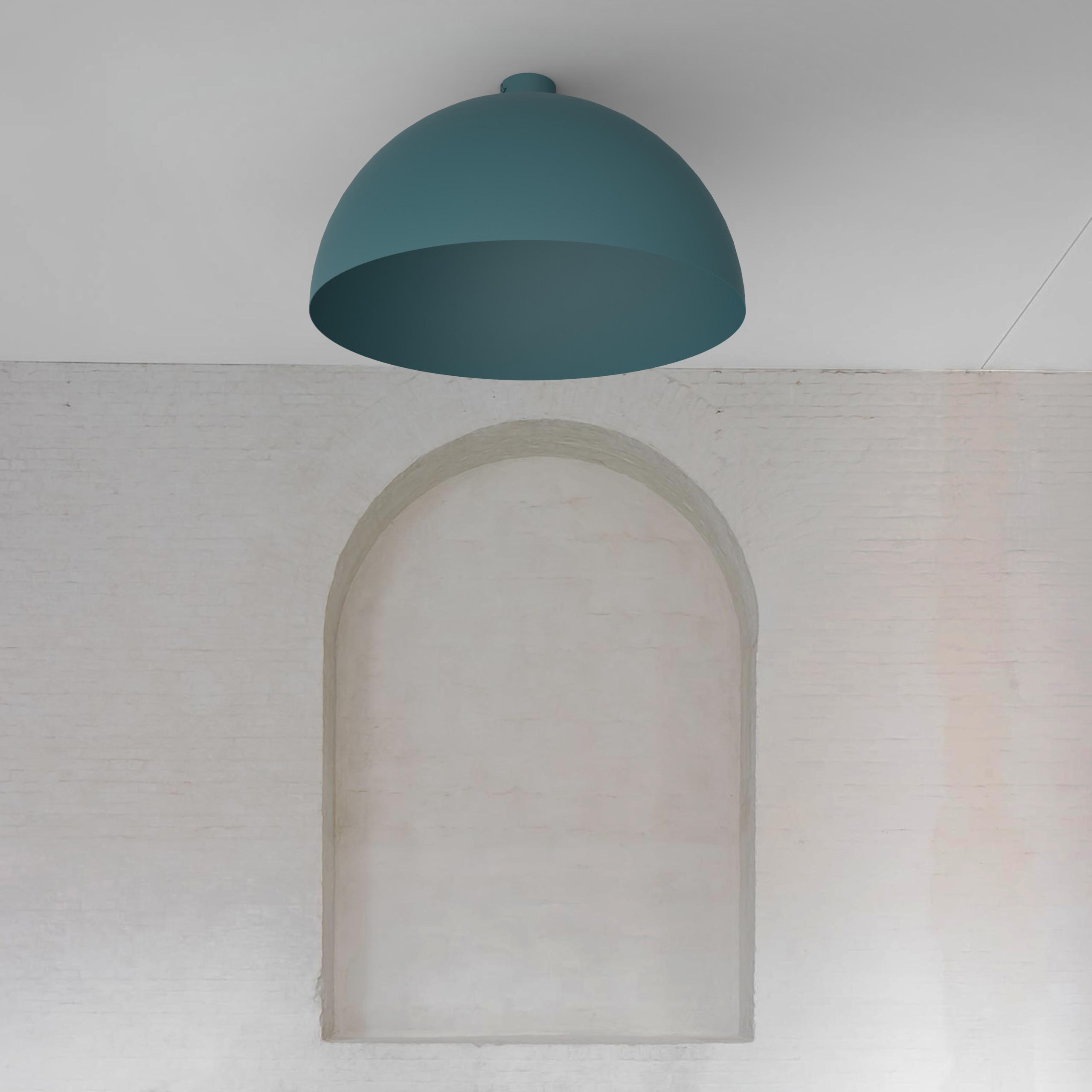 DECKENLEUCHTE - Blau, Metall (60/60/30cm) - Lumicom