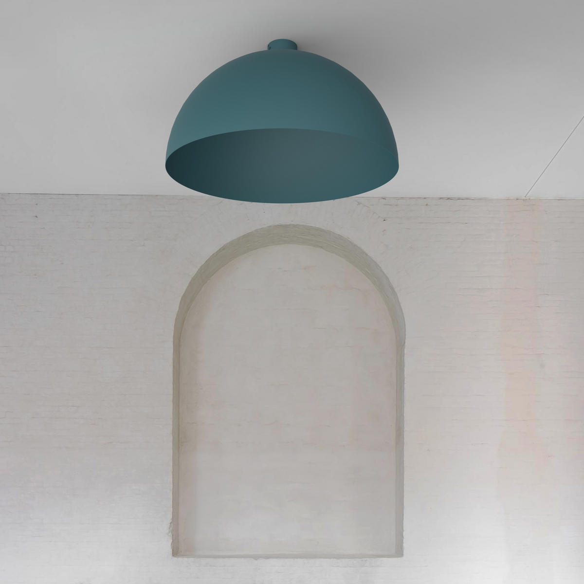 DECKENLEUCHTE - Blau, Metall (60/60/30cm) - Lumicom