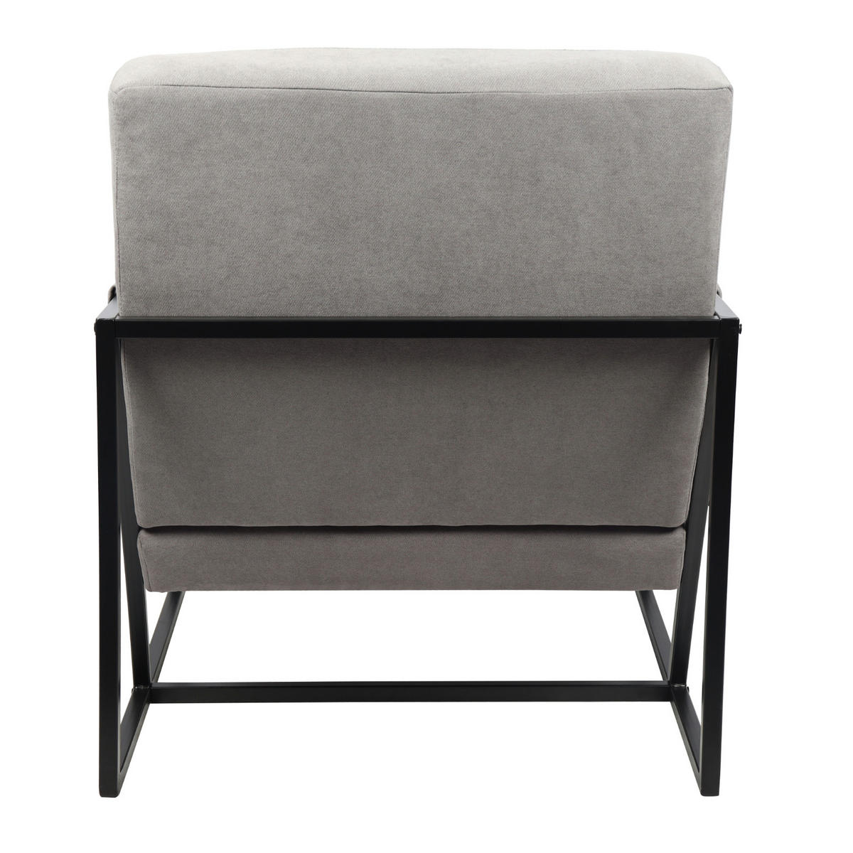 LOUNGESTUHL CHRIS - Grau, Textil (66/77/82cm) - SVITA