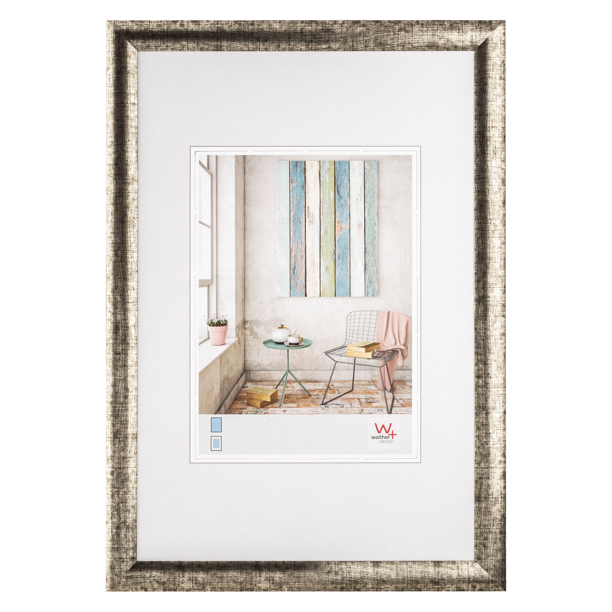 BILDERRAHMEN TrendstyleKst.-Rahmen 13x18 cm Anthrazit Schwarz - Anthrazit, Kunststoff (15.8/20.9/1.7cm) - walther design