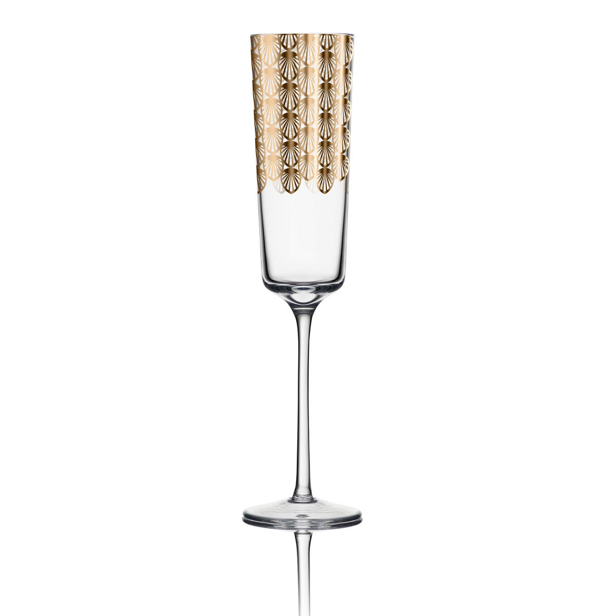 SEKTGLAS - 2er Set First Gold, Glas, Gold, 150 ml - Goldfarben, Glas (0.15L) - Goebel