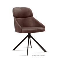 ESSZIMMERSTUHL (2er-Set) Deanna 52x82x63 Schwarz/Braun - Schwarz/Braun, Kunststoff (63/82/52cm) - 58aufmkessel
