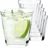 KADAX Gläser 175 ml, 6er-Set für Getränke und Säfte - Transparent, Glas - KADAX