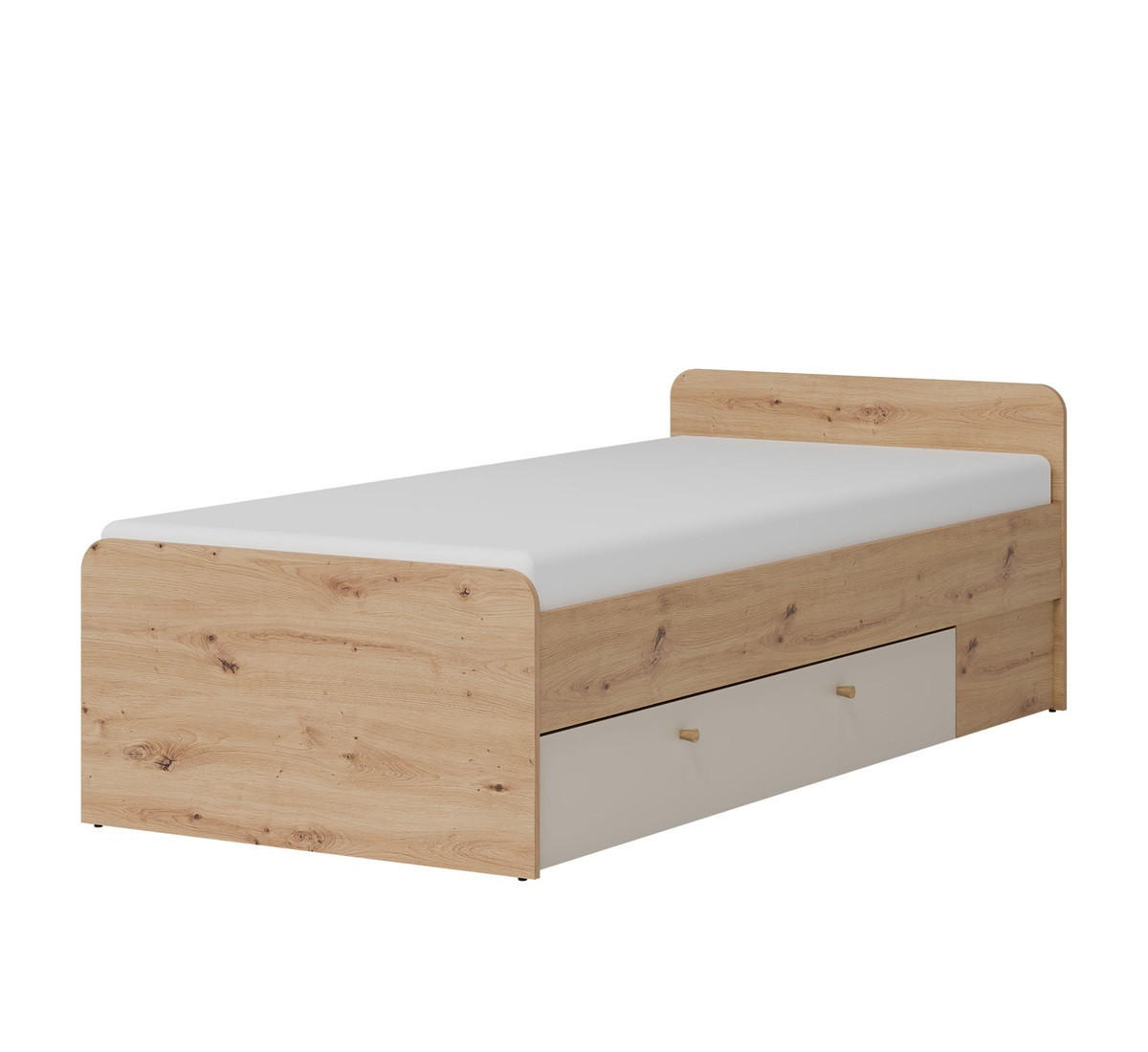 JUGENDZIMMER Trey Set A - 5-teilig - Kaschmir/Eichefarben, Holz/Holzwerkstoff (82/188/82cm) - QMM TraumMöbel