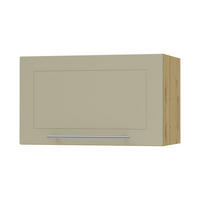 KLAPPHÄNGESCHRANK Kvantum W4B/60-AV Vanille Matt / Eiche Artisan Matt 60 / 32,5 / 36cm - Creme/Eiche Artisan, Holz/Holzwerkstoff (60/36/32.5cm) - Feldmann-Wohnen