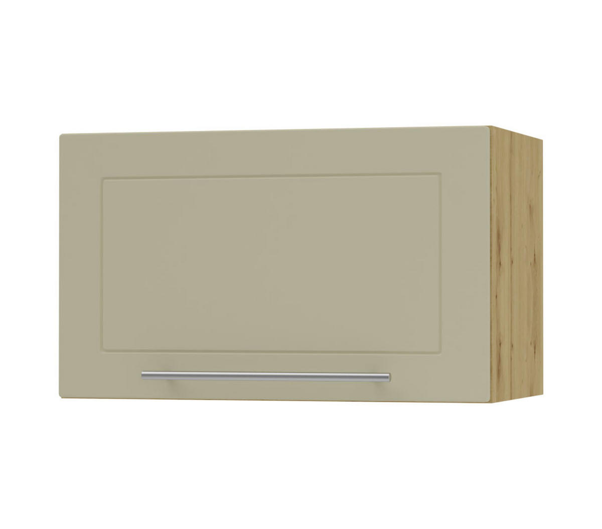 KLAPPHÄNGESCHRANK Kvantum W4B/60-AV Vanille Matt / Eiche Artisan Matt 60 / 32,5 / 36cm - Creme/Eiche Artisan, Holz/Holzwerkstoff (60/36/32.5cm) - Feldmann-Wohnen