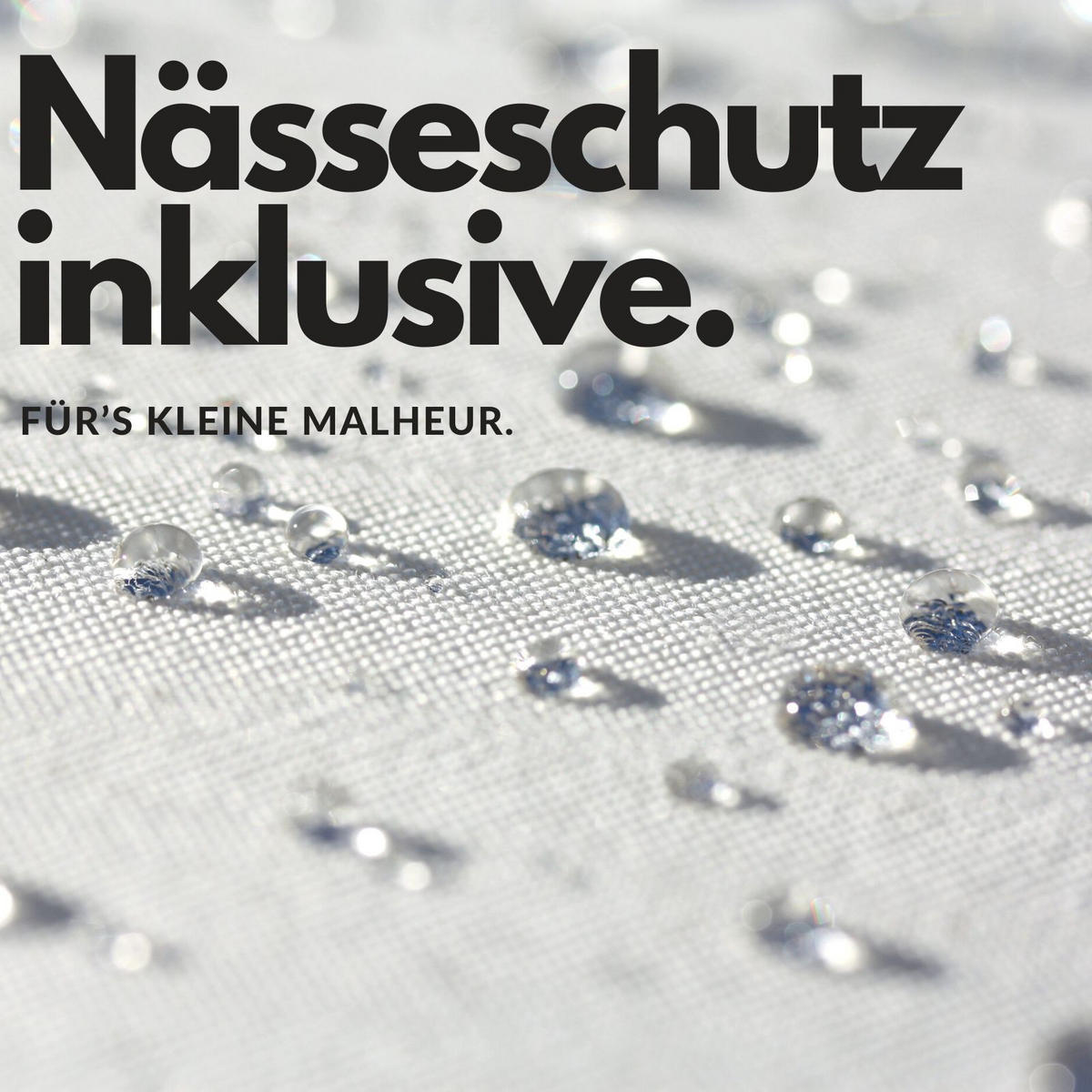 SPANNBETTLAKEN 75x100 mit Nässeschutz weiß | Spannbetttuch für Laufgitter & Babymatratzen - Weiß, Textil (75/100cm) - Sämann – make a difference.
