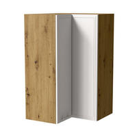 ECKHÄNGESCHRANK Salo W14/60 Eiche Artisan / Weiß Matt 60 / 60 / 96cm - Eiche Artisan/Weiß, Holz/Holzwerkstoff (60/96/60cm) - Feldmann-Wohnen