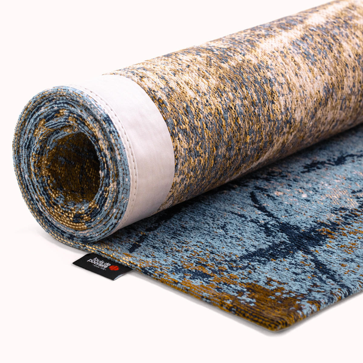 TEPPICH Gold Sea Dubai 100/140 cm - Multicolor, Textil (100/140cm) - Louis De Poortere