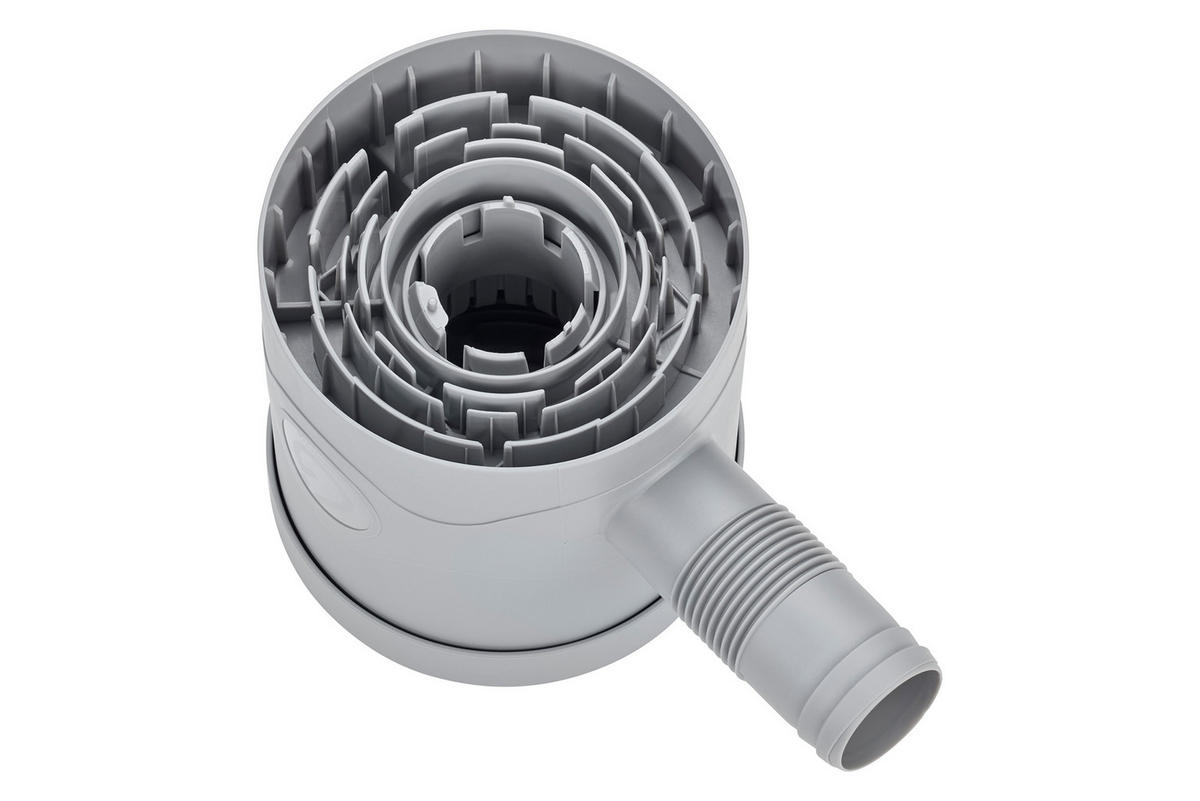 REGENSAMMLER DN 68-100, grau inkl. Filtereinsatz - Grau, Kunststoff (11.5/12.5/18cm) - GARANTIA