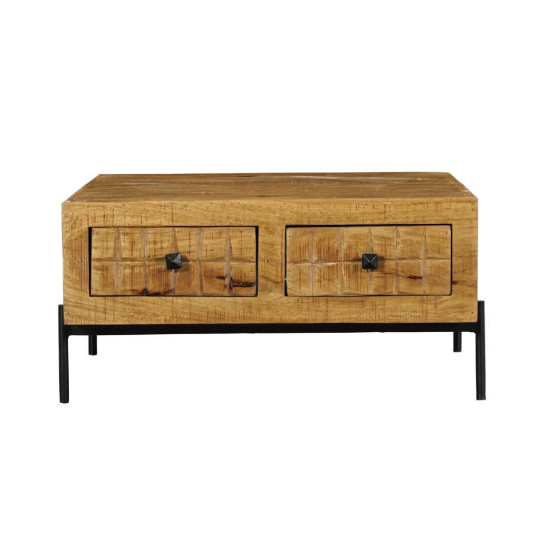 Starfurn Couchtisch Braun 80x40x80 cm