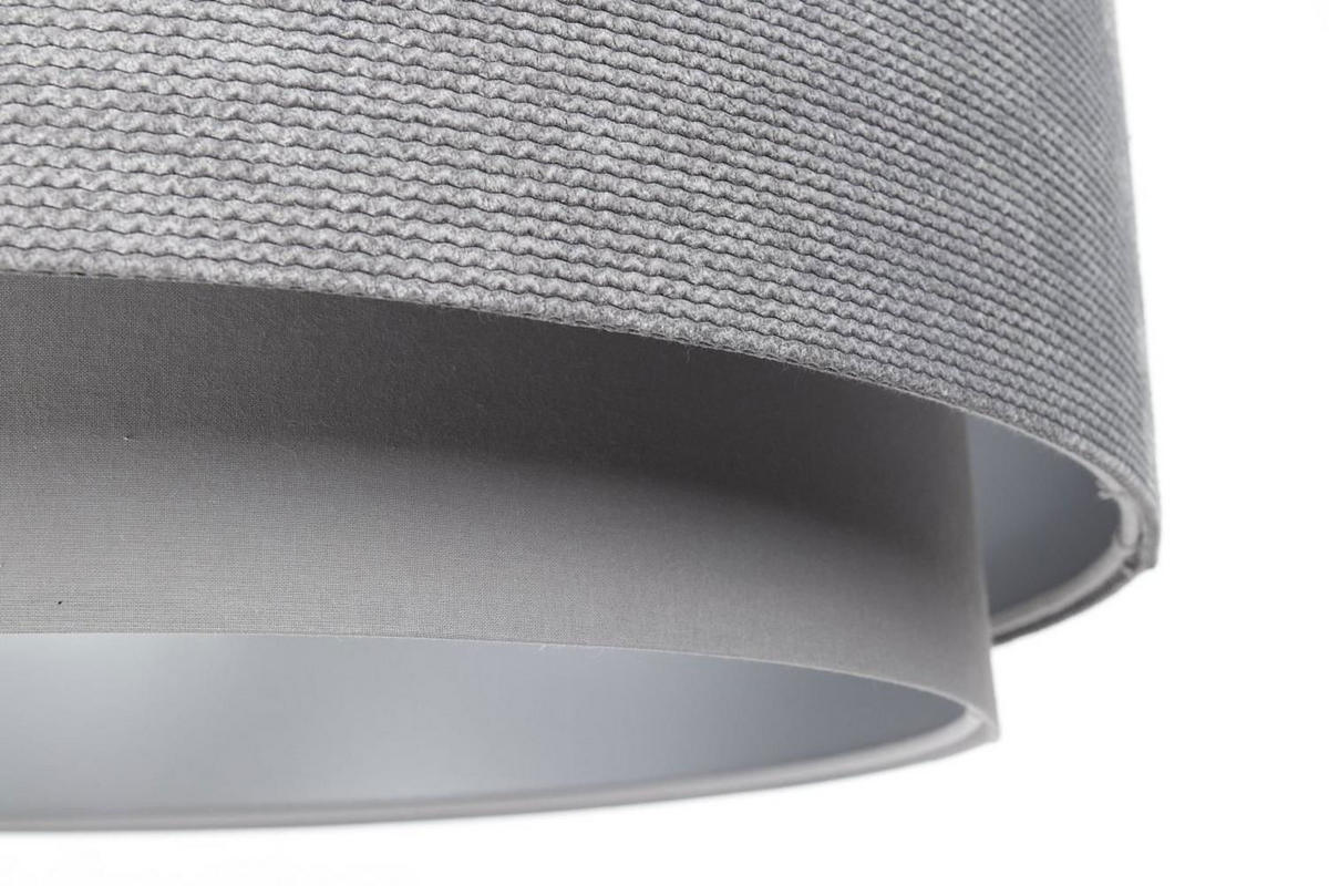 HÄNGELEUCHTE Grau 60/25 cm - Grau, Kunststoff (60/1/25cm) - ONZENO