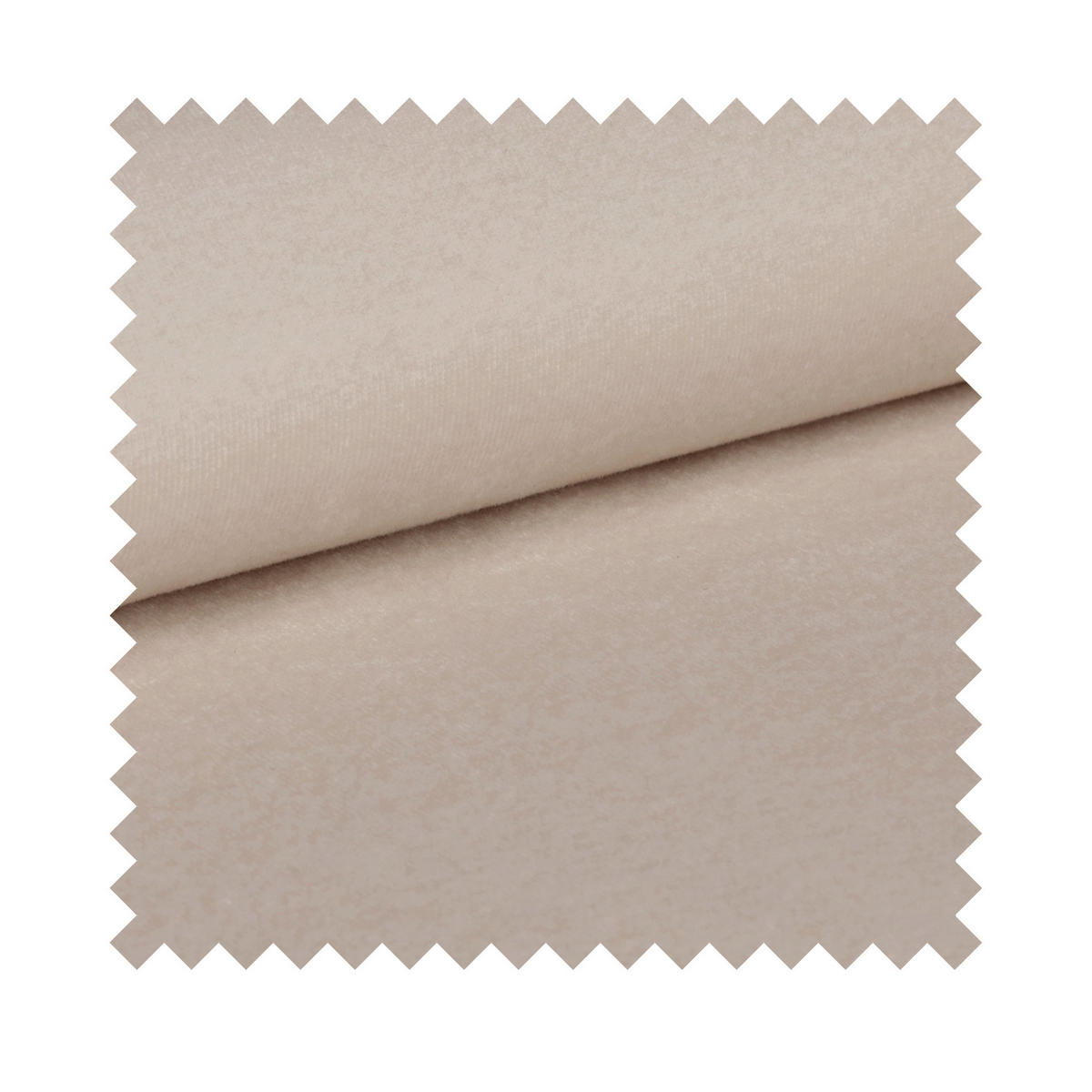 3-SITZER SCHLAFSOFA Louisos Samt Hellbeige - Ecru/Schwarz, Textil/Metall (249/100/100cm) - Selsey