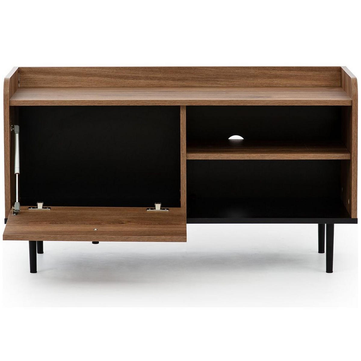WOHNZIMMER-SET 4-TLG. Varedo-132 - Braun, Holzwerkstoff (399/140/62cm) - Lomado