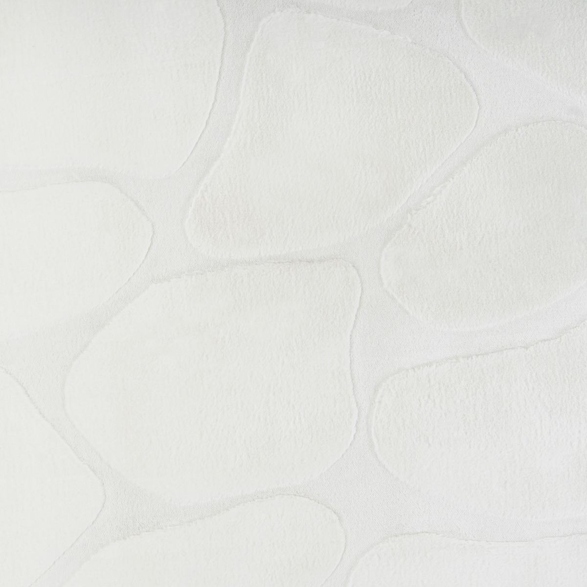 KOBEREC Krémově bílý 160/230 cm Kawi - bílá/krémová, textil (160/230cm) - Beliani