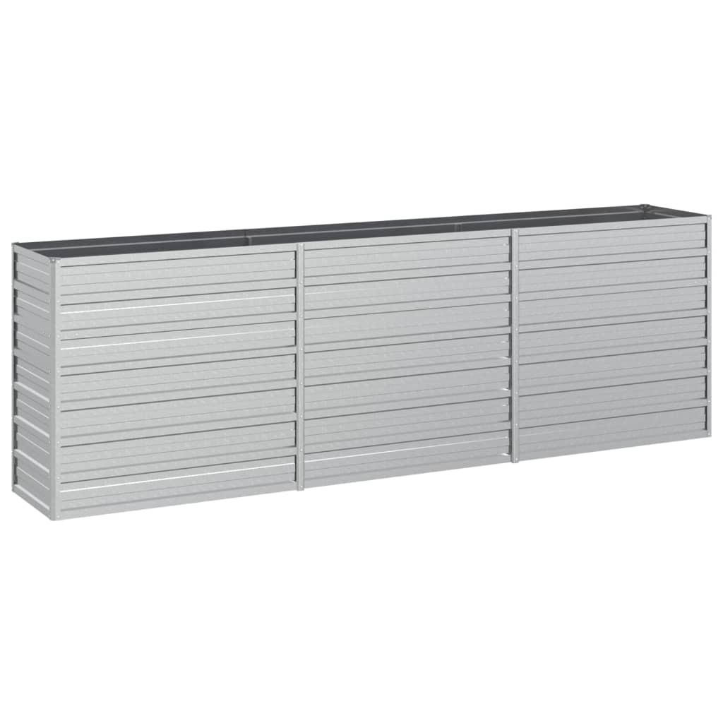 Deluke Hochbeet Silber 240x77x40 cm