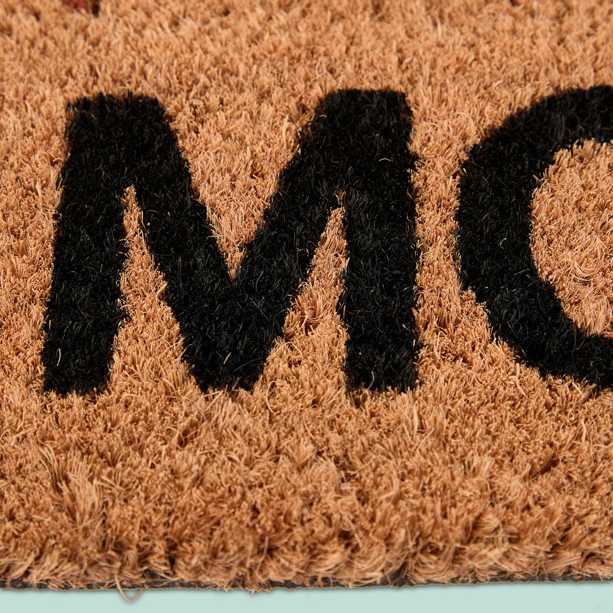 KOKOSFUSSMATTE - Hellbraun, Kunststoff/Textil (75/25cm) - Relaxdays