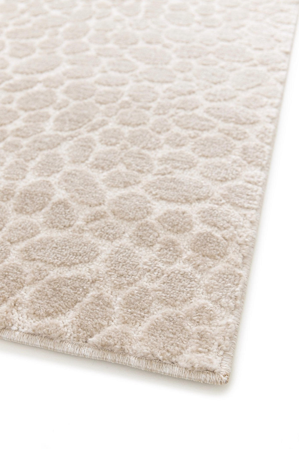 TEPPICH ultrafein mit Skulptureffekt beige - Beige, Textil (200/290cm) - AFK Living