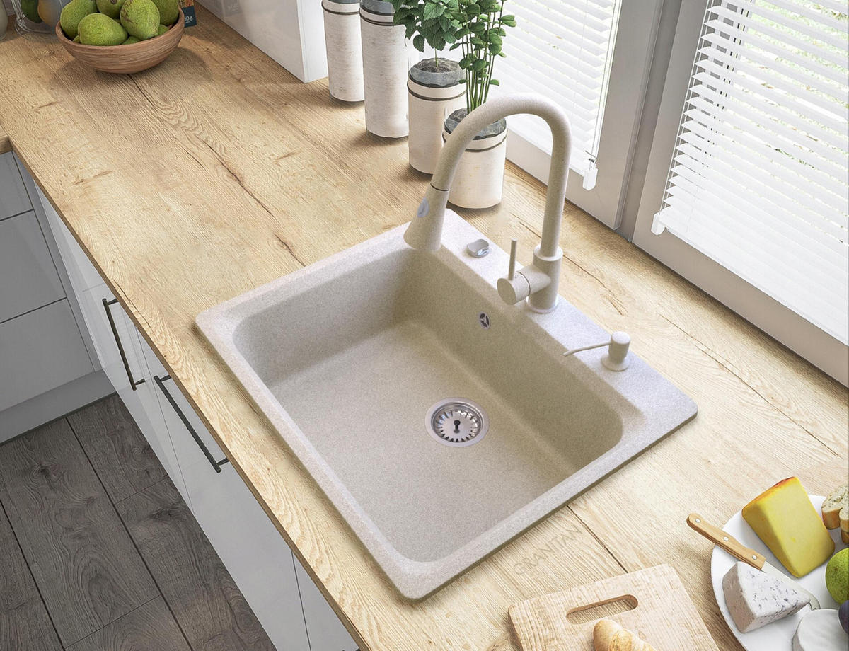 KÜCHENBATTERIE Snake - Beige, Metall (40/29/3cm) - Granitan