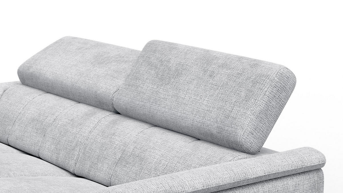 RELAXSOFA RODEN 3-Sitzer, hellgrau - Hellgrau, Holz/Textil (194/82/103cm) - Courtois Laville