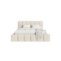 POLSTERBETT Lund 140x200 cm, Creme - Creme, Textil (140/200cm) - Fedve