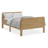HOLZBETT Seniorenbett 120/200 Natur - Braun, Holz (120/200cm) - Homestyle4u