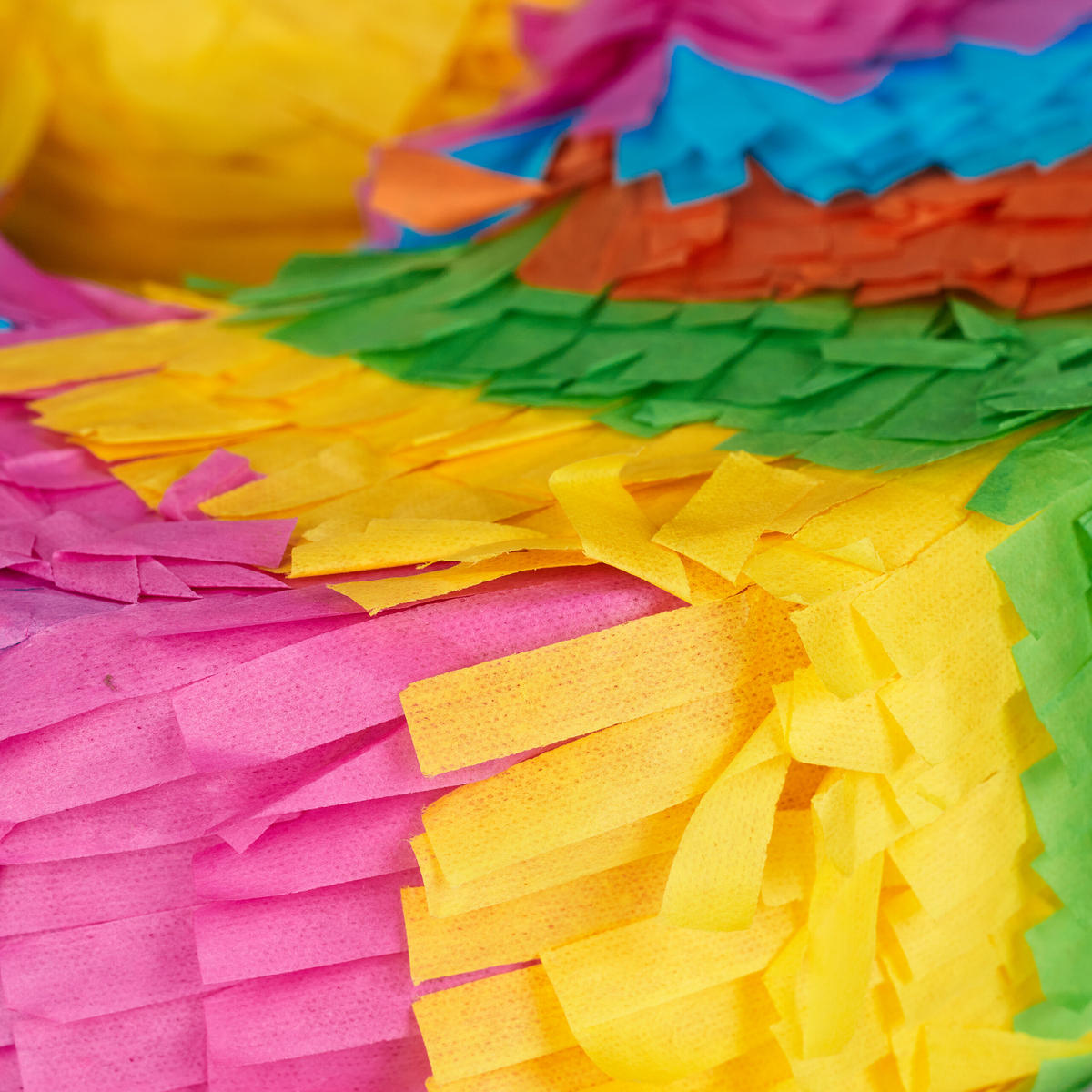 PINATA - Multicolor, Papier/Wellpappe (15/20/4cm) - Relaxdays