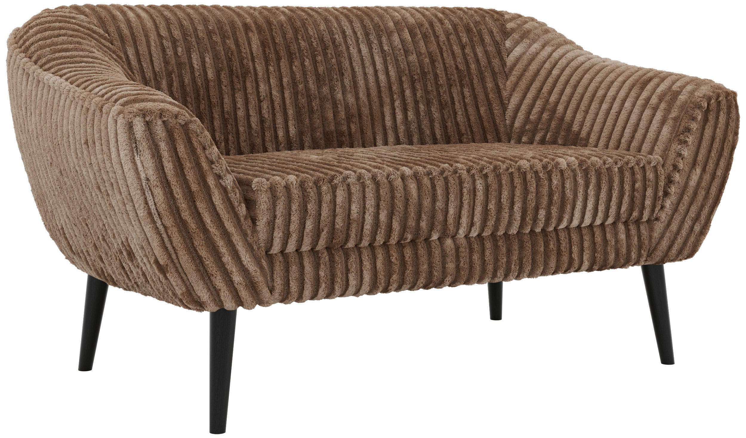 MKS 2-Sitzer-Sofa Braun 140x75x74 cm