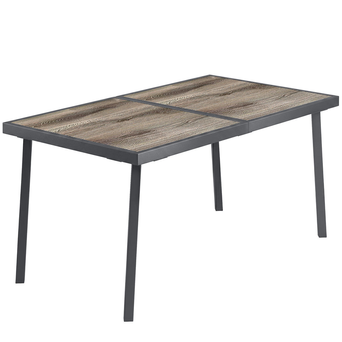 GARTENTISCH Grau 145.0/85.0/72.0cm - Grau, Kunststoff (145/85/72cm)