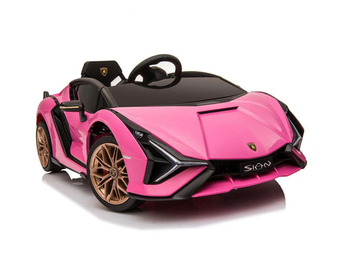 KINDER ELEKTROAUTO Lamborghini Sian pink - Pink, Kunststoff (108/62/40cm) - TPFLiving