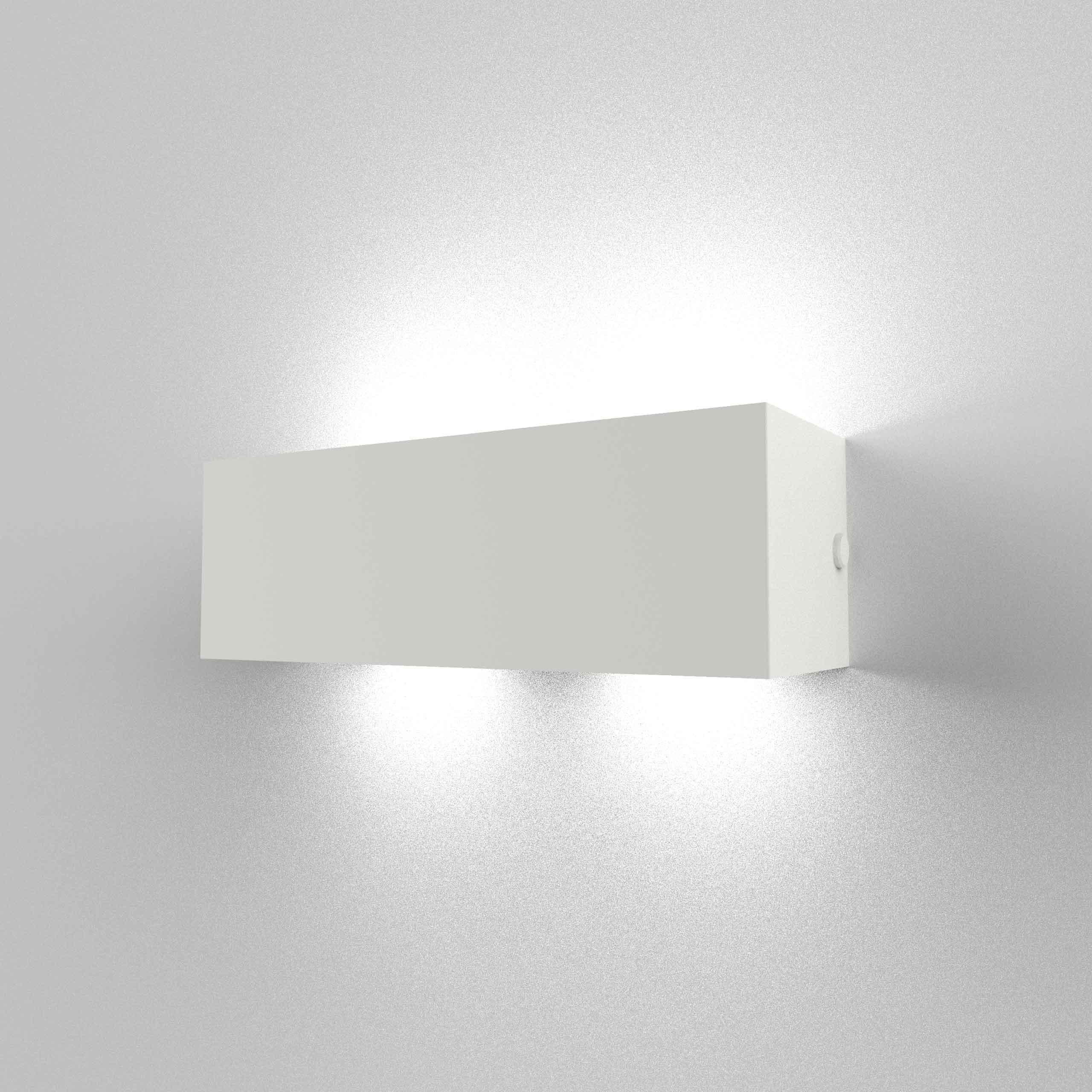 Lumicom Wandleuchte Weiß 30x10x10 cm