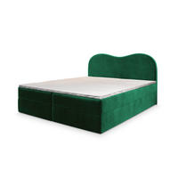 BOXBETT FLUVIA M 160x200 cm mit Matratze und Topper - Grün - Grün, Holz (160/200cm) - MASSENO