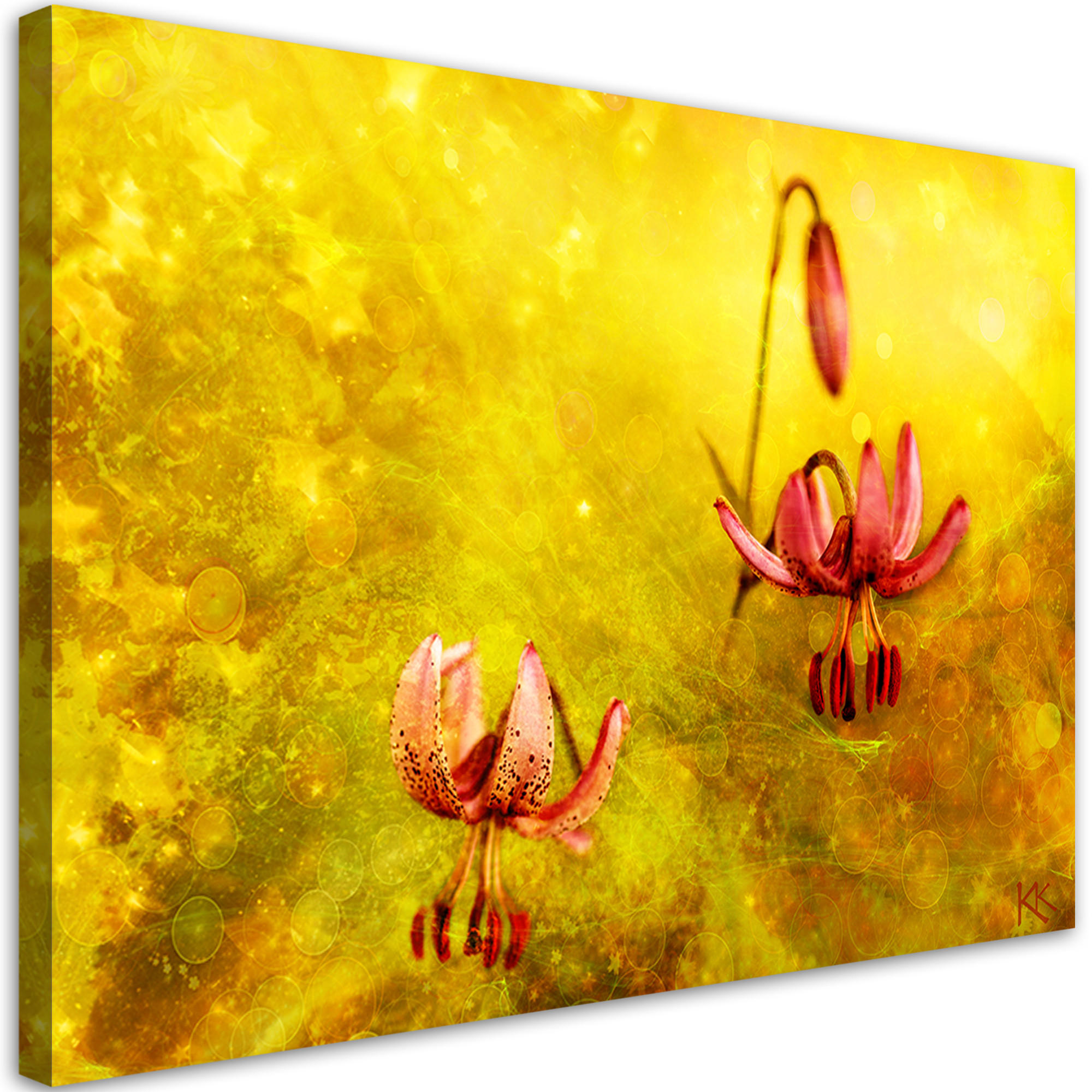 Feeby Wandbild Gelb 60x40 cm
