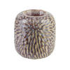 TEELICHTHALTER Yarine Braun 10/10/11 cm Keramik - Braun, Keramik (11cm) - Mondex